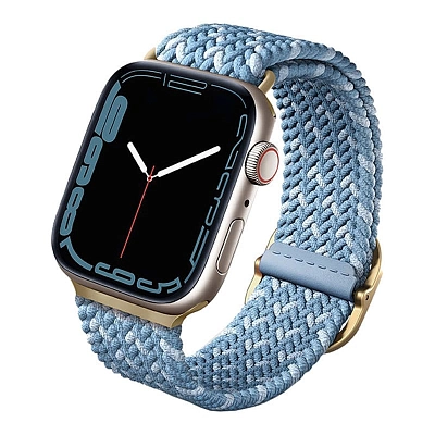 Ремешок Uniq Aspen DE для Apple Watch 41/40/38 мм - Blue 400_400_644288