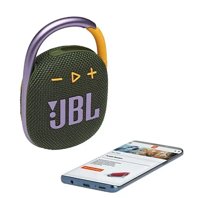 Портативная колонка JBL Clip 4 Green 400_400_121423