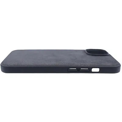 Чехол алькантара для iPhone 14 Черный 400_400_131776
