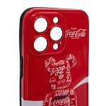 Чехол для iPhone 13 Pro мишка Coca Cola Красный 250_100_533477