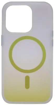 Чехол для iPhone 14 Pro с MagSafe матовый градиент Желтый 400_400_534122