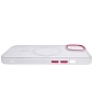 Чехол прозрачный с цветным бортиком MagSafe iPhone 14 Plus Прозрачный 100_100_642339