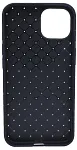 Плетеный Силиконовый чехол для iPhone 14 Plus Черный 250_100_532282
