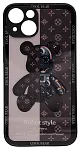 Чехол с мишкой для iPhone 14 Pro Max Коричневый 250_100_132492