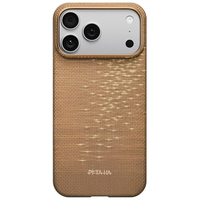 Чехол для iPhone 17 Pro Max Pitaka Classic PitaTap Ultra Slim Case - Golden Glint 400_400_604624