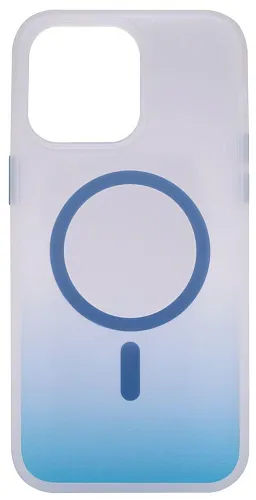 Чехол для iPhone 14 Pro с MagSafe матовый градиент Синий 250_100_534136