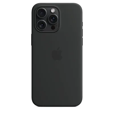 Чехол для iPhone 15 Pro Silicone Case with MagSafe - Black 400_400_124715