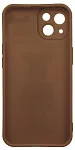 Силиконовый чехол для iPhone 14 Plus с 3D мишкой Коричневый 250_100_532373
