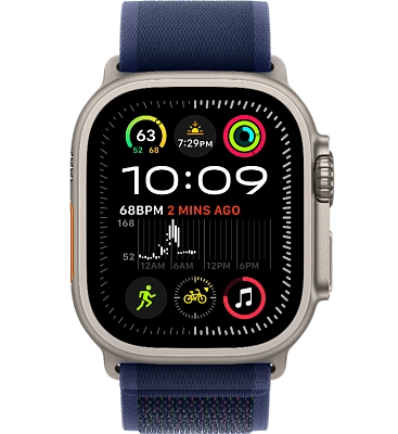 Часы Apple Watch Ultra 2 49mm Titanium Case GPS+Cellular Trail Loop Blue M/L 400_400_640815