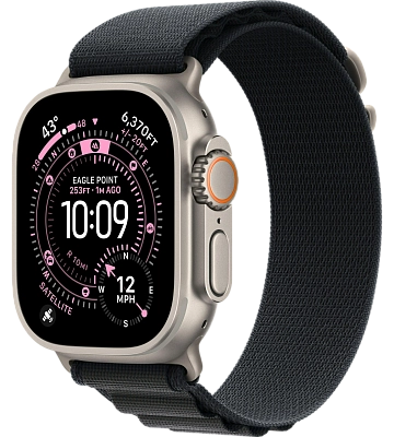 Часы Apple Watch Ultra 3 49mm Titanium Case Natural / Alpine Loop Black S 400_400_519078