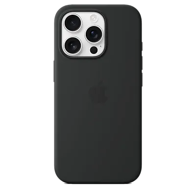 Чехол для iPhone 16 Pro Max Silicone Case with MagSafe - Black 400_400_176098
