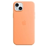 Чехол Apple iPhone 15 Plus Silicone Case with MagSafe -  Orange Sorbet 100_100_761649