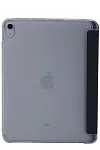 Прозрачный чехол-книжка для iPad 10 с тройным загибом Темно-синий 250_100_121620
