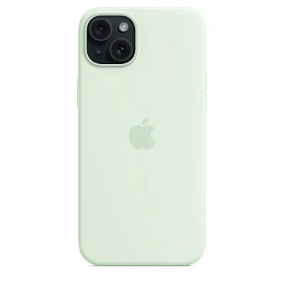 Чехол Apple iPhone 15 Plus Silicone Case with MagSafe -  Soft Mint 400_400_532813