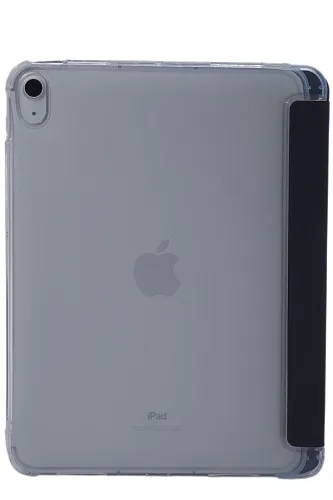 Прозрачный чехол-книжка для iPad Air 4/5 10.9 с тройным загибом Темно-синий 250_100_121664