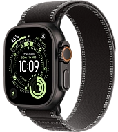 Часы Apple Watch Ultra 3 49mm Titanium Case Black / Trail Loop Black/Charcoal M/L 500_191_519486