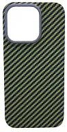 Карбоновый чехол для iPhone 14 Pro KZDOO Kevlar Зеленый 500_191_532217