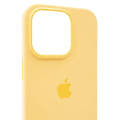 Силиконовый чехол для iPhone 14 Pro Желтый 400_400_135773