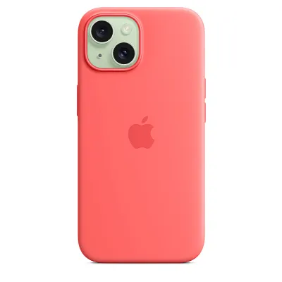Чехол для iPhone 15 Silicone Case with MagSafe - Guava 400_400_124775