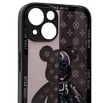 Чехол с мишкой для iPhone 14 Pro Max Коричневый 250_100_132495