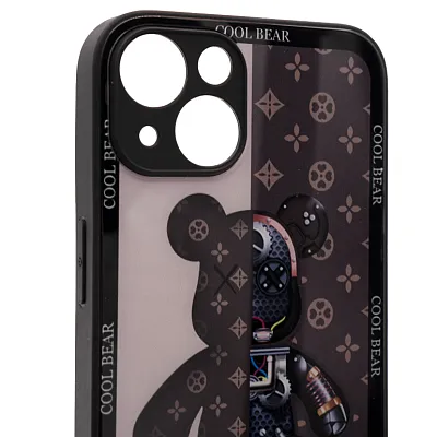Чехол с мишкой для iPhone 13 Коричневый 400_400_132506