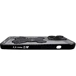Чехол для iPhone 14 Pro Max прозрачный с 3D мишкой Черный 250_100_131722