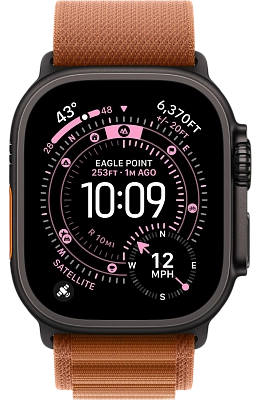 Часы Apple Watch Ultra 3 49mm Titanium Case Black / Alpine Loop Terra Cotta S 400_400_519428