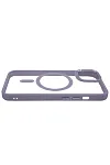 Чехол прозрачный с цветным бортиком MagSafe iPhone 14 Plus Голубой 250_100_125039