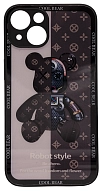 Чехол с мишкой для iPhone 14 Pro Max Коричневый 500_191_535122