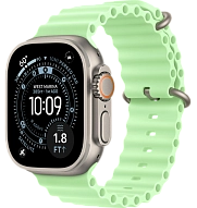 Часы Apple Watch Ultra 3 49mm Titanium Case Natural / Ocean Band Neon Green 500_191_519162