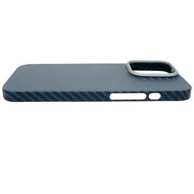 Карбоновый чехол для iPhone 14 Pro KZDOO Kevlar Синий 400_400_532228