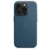 Чехол Apple iPhone 15 Pro Max FineWoven Case with MagSafe - Pacific Blue 100_100_137954