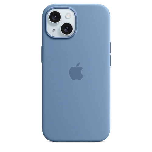 Чехол для iPhone 15 Plus Silicone Case with MagSafe - Winter Blue 250_100_124658