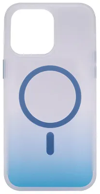 Чехол для iPhone 13 Pro Max с MagSafe матовый градиент Синий 400_400_533464