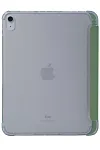 Прозрачный чехол-книжка для iPad Air 4/5 10.9 с тройным загибом Зеленый 250_100_121635