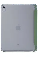 Прозрачный чехол-книжка для iPad Air 4/5 10.9 с тройным загибом Зеленый 500_191_121639