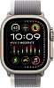 Часы Apple Watch Ultra 2 49mm Titanium Case GPS+Cellular Trail Loop Green/Gray M/L 100_100_640839