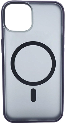 Чехол для iPhone 14 матовый с MagSafe Фиолетовый 400_400_534228