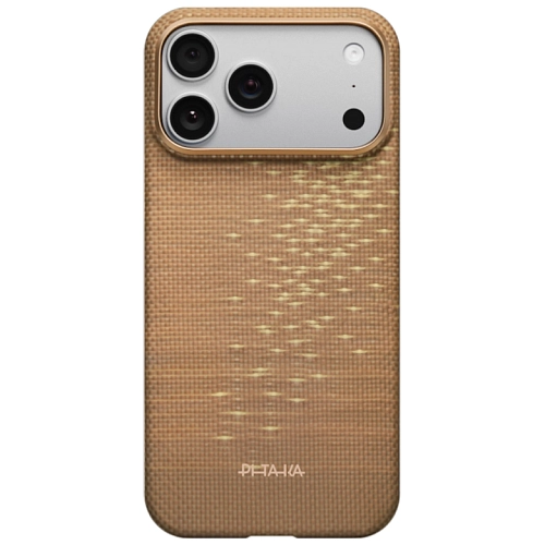 Чехол для iPhone 17 Pro Pitaka Classic PitaTap Ultra Slim Case - Golden Glint 250_100_604641