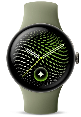 Часы Google Pixel Watch 5 45mm WiFi Satin Pyrite/Olive  400_400_847068