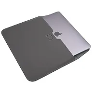 Кожаная сумка-чехол DDC Sleeve with Stand на MacBook 15/16.2 Серый 500_191_131276