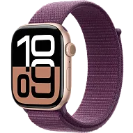 Часы Apple Watch Series 10 42mm Rose Gold Aluminium Case GPS Sport Loop Plum 500_191_328514