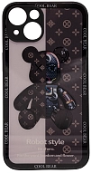 Чехол с мишкой для iPhone 14 Коричневый 500_191_535142