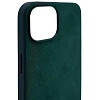 Чехол алькантара для iPhone 14 Plus Зеленый 100_100_533315