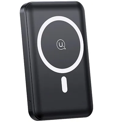 Внешний аккумулятор USAMS MagSafe Magnetic Power Bank 15w 10000mAh (черный) 400_400_136271