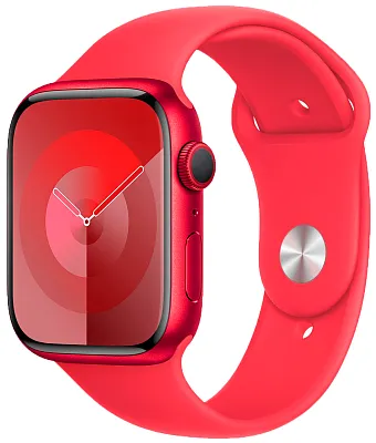 Часы Apple Watch Series 9 45mm Aluminium Case Sport Band Red S/M 400_400_110563