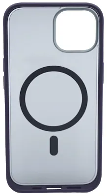 Чехол для iPhone 14 матовый с MagSafe Фиолетовый 400_400_534225