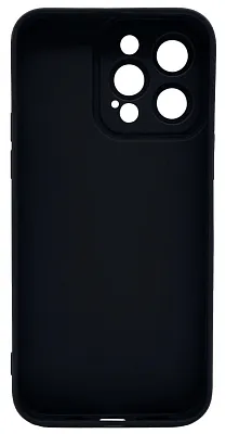 Силиконовый чехол для iPhone 14 Pro с 3D мишкой Черный 400_400_532548