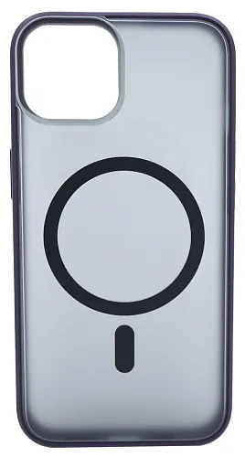 Чехол для iPhone 14 Plus матовый с MagSafe Фиолетовый 250_100_533749