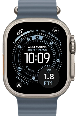 Часы Apple Watch Ultra 3 49mm Titanium Case Natural / Ocean Band Anchor Blue 400_400_551063